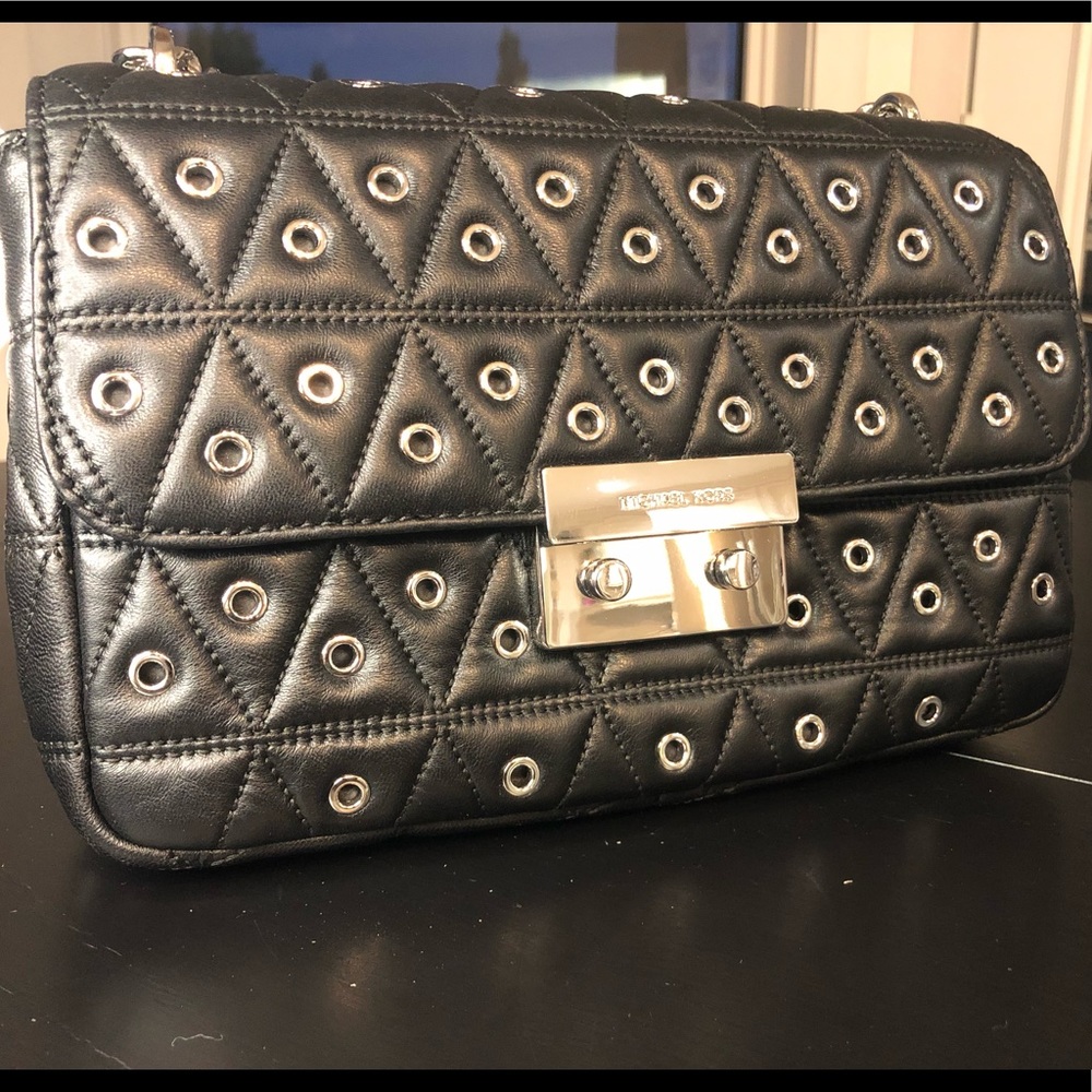 Michael Kors Sloan Large Chain Black leather bag